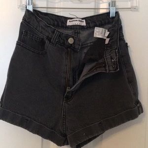 American apparel high waisted shorts
